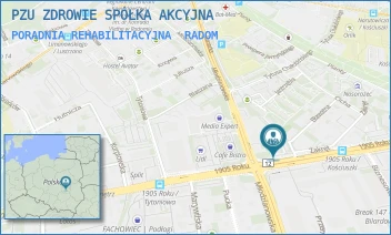 PORADNIA REHABILITACYJNA - PZU ZDROWIE SPÓŁKA AKCYJNA - 1905 ROKU 20,  RADOM