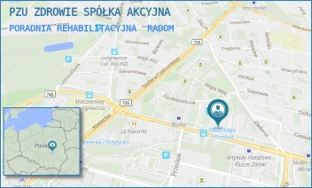 PORADNIA REHABILITACYJNA - PZU ZDROWIE SPÓŁKA AKCYJNA - GEN. LEOPOLDA OKULICKIEGO 76,  RADOM