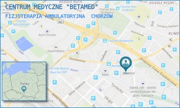 FIZJOTERAPIA AMBULATORYJNA - CENTRUM MEDYCZNE "BETAMED" - UL. RACŁAWICKA 20A,  CHORZÓW