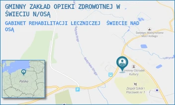 GABINET REHABILITACJI LECZNICZEJ - GMINNY ZAKŁAD OPIEKI ZDROWOTNEJ W ŚWIECIU N/OSĄ - ŚWIECIE NAD OSĄ 3/1,  ŚWIECIE NAD OSĄ