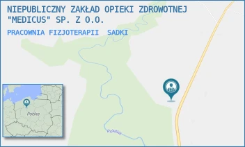 PRACOWNIA FIZJOTERAPII - NIEPUBLICZNY ZAKŁAD OPIEKI ZDROWOTNEJ "MEDICUS" SP. Z O.O. - MICKIEWICZA 3,  SADKI