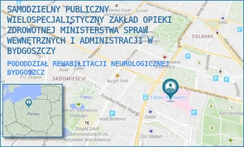 PODODDZIAŁ REHABILITACJI NEUROLOGICZNEJ - SAMODZIELNY PUBLICZNY WIELOSPECJALISTYCZNY ZAKŁAD OPIEKI ZDROWOTNEJ MINISTERSTWA SPRAW WEWNĘTRZNYCH I ADMINISTRACJI W BYDGOSZCZY - MARKWARTA 4-6,  BYDGOSZCZ