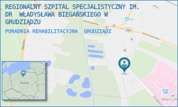 PORADNIA REHABILITACYJNA - REGIONALNY SZPITAL SPECJALISTYCZNY IM. DR  WŁADYSŁAWA BIEGAŃSKIEGO W GRUDZIĄDZU - RYDYGIERA 15/17,  GRUDZIĄDZ