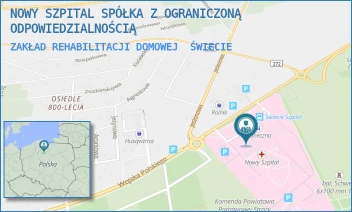ZAKŁAD REHABILITACJI DOMOWEJ - NOWY SZPITAL SPÓŁKA Z OGRANICZONĄ ODPOWIEDZIALNOŚCIĄ - WOJSKA POLSKIEGO 126,  ŚWIECIE
