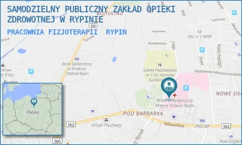 PRACOWNIA FIZJOTERAPII - SAMODZIELNY PUBLICZNY ZAKŁAD OPIEKI ZDROWOTNEJ W RYPINIE - 3 MAJA 2,  RYPIN