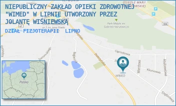 DZIAŁ FIZJOTERAPII - NIEPUBLICZNY ZAKŁAD OPIEKI ZDROWOTNEJ "WIMED" W LIPNIE UTWORZONY PRZEZ JOLANTĘ WIŚNIEWSKĄ - DĘBOWA 21,  LIPNO