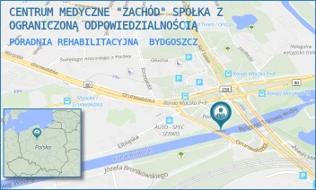 PORADNIA REHABILITACYJNA - CENTRUM MEDYCZNE "ZACHÓD" SPÓŁKA Z OGRANICZONĄ ODPOWIEDZIALNOŚCIĄ - GRUNWALDZKA 138,  BYDGOSZCZ