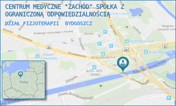 DZIAŁ FIZJOTERAPII - CENTRUM MEDYCZNE "ZACHÓD" SPÓŁKA Z OGRANICZONĄ ODPOWIEDZIALNOŚCIĄ - GRUNWALDZKA 138,  BYDGOSZCZ