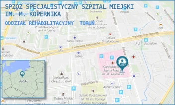 ODDZIAŁ REHABILITACYJNY - SPZOZ SPECJALISTYCZNY SZPITAL MIEJSKI IM. M. KOPERNIKA - BATOREGO 17/19,  TORUŃ