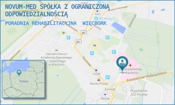 PORADNIA REHABILITACYJNA - NOVUM-MED SPÓŁKA Z OGRANICZONĄ ODPOWIEDZIALNOŚCIĄ - POWST. WLKP. 2/A,  WIĘCBORK