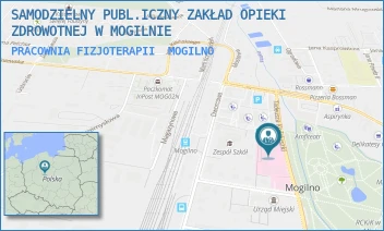 PRACOWNIA FIZJOTERAPII - SAMODZIELNY PUBL.ICZNY ZAKŁAD OPIEKI ZDROWOTNEJ W MOGILNIE - KOŚCIUSZKI 6,  MOGILNO