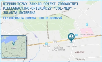 FIZJOTERAPIA DOMOWA - NIEPUBLICZNY ZAKŁAD OPIEKI ZDROWOTNEJ PIELĘGNACYJNO-OPIEKUŃCZY "JOL-MED" - JOLANTA ŚWIERSKA - SZOSA RYPIŃSKA 30A,  GOLUB-DOBRZYŃ