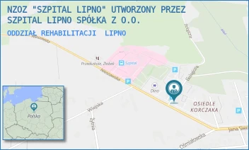 ODDZIAŁ REHABILITACJI - NZOZ "SZPITAL LIPNO" UTWORZONY PRZEZ SZPITAL LIPNO SPÓŁKA Z O.O. - NIESZAWSKA 6,  LIPNO