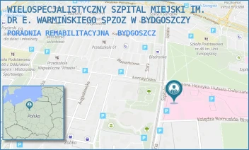 PORADNIA REHABILITACYJNA - SZPITAL KLINICZNY IM. DR. E. WARMIŃSKIEGO POLITECHNIKI BYDGOSKIEJ- SPZOZ W BYDGOSZCZY - SZPITALNA 19,  BYDGOSZCZ