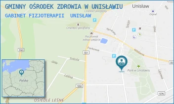 GABINET FIZJOTERAPII - GMINNY OŚRODEK ZDROWIA W UNISŁAWIU - PARKOWA 16,  UNISŁAW