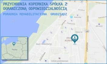 PORADNIA REHABILITACYJNA - PRZYCHODNIA KOPERNIKA SPÓŁKA Z OGRANICZONĄ ODPOWIEDZIALNOŚCIĄ - CHEŁMIŃSKA 74,  GRUDZIĄDZ