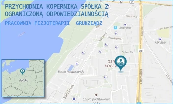 PRACOWNIA FIZJOTERAPII - PRZYCHODNIA KOPERNIKA SPÓŁKA Z OGRANICZONĄ ODPOWIEDZIALNOŚCIĄ - CHEŁMIŃSKA 74,  GRUDZIĄDZ