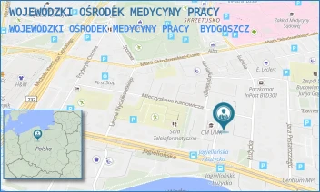 WOJEWÓDZKI OŚRODEK MEDYCYNY PRACY - WOJEWÓDZKI OŚRODEK MEDYCYNY PRACY - KARŁOWICZA 26,  BYDGOSZCZ