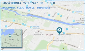 PRACOWNIA FIZJOTERAPII - PRZYCHODNIA "WILCZAK" SP. Z O.O. - NAKIELSKA 47,  BYDGOSZCZ