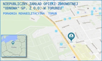 PORADNIA REHABILITACYJNA - NIEPUBLICZNY ZAKŁAD OPIEKI ZDROWOTNEJ "ODNOWA" SP. Z O.O. W TORUNIU - SZOSA CHEŁMIŃSKA 254/258,  TORUŃ