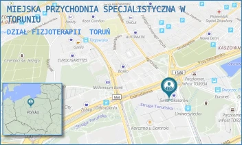 DZIAŁ FIZJOTERAPII - MIEJSKA PRZYCHODNIA SPECJALISTYCZNA W TORUNIU - UNIWERSYTECKA 17,  TORUŃ