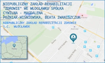 NIEPUBLICZNY ZAKŁAD REHABILITACJI ZDROWIE S.C. - NIEPUBLICZNY ZAKŁAD REHABILITACJI "ZDROWIE" WE WŁOCŁAWKU SPÓŁKA CYWILNA - MAGDALENA POŹNIAK-WIŚNIEWSKA, BEATA IWANISZCZUK - ŻYTNIA 80,  WŁOCŁAWEK