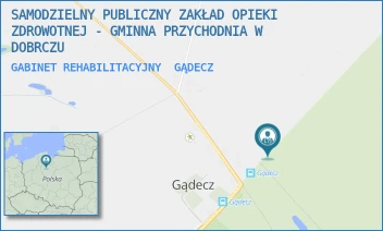 GABINET REHABILITACYJNY - SAMODZIELNY PUBLICZNY ZAKŁAD OPIEKI ZDROWOTNEJ - GMINNA PRZYCHODNIA W DOBRCZU - 33,  GĄDECZ