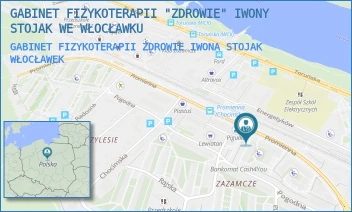 GABINET FIZYKOTERAPII ZDROWIE IWONA STOJAK - GABINET FIZYKOTERAPII "ZDROWIE" IWONY STOJAK WE WŁOCŁAWKU - PROMIENNA 5/2,  WŁOCŁAWEK