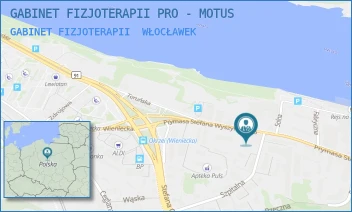 GABINET FIZJOTERAPII - GABINET FIZJOTERAPII PRO - MOTUS - PRYMASA STEFANA WYSZYŃSKIEGO 21/21,  WŁOCŁAWEK