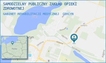GABINET REHABILITACJI MEDYCZNEJ - SAMODZIELNY PUBLICZNY ZAKŁAD OPIEKI ZDROWOTNEJ - DWORCOWA 6,  CEKCYN