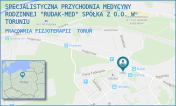 PRACOWNIA FIZJOTERAPII - SPECJALISTYCZNA PRZYCHODNIA MEDYCYNY RODZINNEJ "RUDAK-MED" SPÓŁKA Z O.O. W TORUNIU - PODGÓRSKA 24A,  TORUŃ