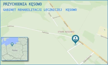 GABINET REHABILITACJI LECZNICZEJ - PRZYCHODNIA KĘSOWO - ŁĄKOWA 1,  KĘSOWO