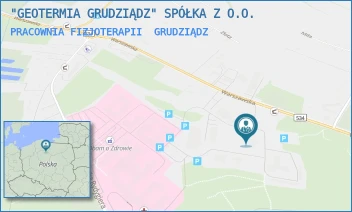 PRACOWNIA FIZJOTERAPII - GEOTERMIA GRUDZIĄDZ SPÓŁKA Z O.O. - WARSZAWSKA 36,  GRUDZIĄDZ