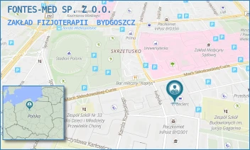 ZAKŁAD FIZJOTERAPII - FONTES-MED SP. Z O.O. - MARII CURIE-SKŁODOWSKIEJ 26,  BYDGOSZCZ
