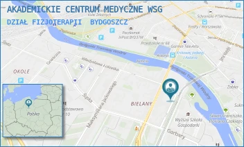 DZIAŁ FIZJOTERAPII - AKADEMICKIE CENTRUM MEDYCZNE WSG - ADAMA NARUSZEWICZA 11,  BYDGOSZCZ