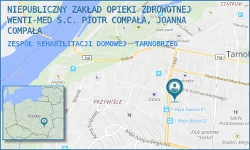 ZESPÓŁ REHABILITACJI DOMOWEJ - WENTI- MED SPÓŁKA Z OGRANICZONĄ ODPOWIEDZIALNOŚCIĄ - UL. 1 MAJA 1,  TARNOBRZEG