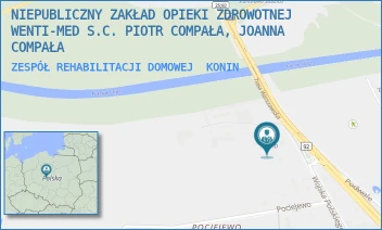 ZESPÓŁ REHABILITACJI DOMOWEJ - WENTI- MED SPÓŁKA Z OGRANICZONĄ ODPOWIEDZIALNOŚCIĄ - WOJSKA POLSKIEGO 33B,  KONIN