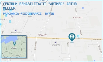PRACOWNIA FIZJOTERAPII - CENTRUM REHABILITACJI "ARTMED" ARTUR MELLER - MŁAWSKA 46F,  RYPIN