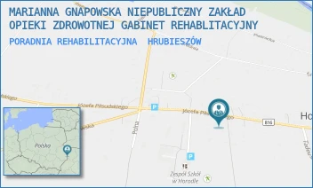 PORADNIA REHABILITACYJNA - MARIANNA GNAPOWSKA NIEPUBLICZNY ZAKŁAD OPIEKI ZDROWOTNEJ GABINET REHABLITACYJNY - JÓZEFA PIŁSUDSKIEGO 40,  HRUBIESZÓW