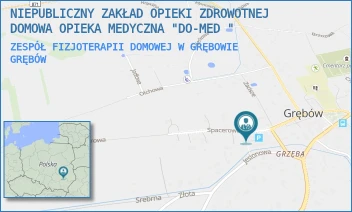 ZESPÓŁ FIZJOTERAPII DOMOWEJ W GRĘBOWIE - NIEPUBLICZNY ZAKŁAD OPIEKI ZDROWOTNEJ DOMOWA OPIEKA MEDYCZNA "DO-MED " - UL. SPACEROWA 11,  GRĘBÓW