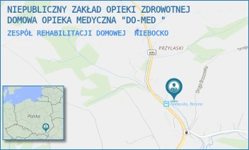ZESPÓŁ REHABILITACJI DOMOWEJ - NIEPUBLICZNY ZAKŁAD OPIEKI ZDROWOTNEJ DOMOWA OPIEKA MEDYCZNA "DO-MED " - NIEBOCKO 135,  NIEBOCKO