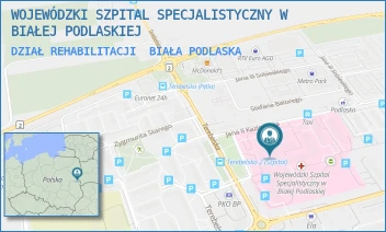 DZIAŁ REHABILITACJI - WOJEWÓDZKI SZPITAL SPECJALISTYCZNY W BIAŁEJ PODLASKIEJ - TEREBELSKA 57-65,  BIAŁA PODLASKA