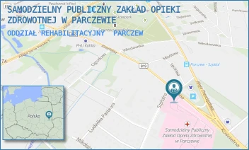 ODDZIAŁ REHABILITACYJNY - SAMODZIELNY PUBLICZNY ZAKŁAD OPIEKI ZDROWOTNEJ W PARCZEWIE - KOŚCIELNA 136,  PARCZEW