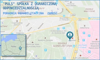 PORADNIA REHABILITACYJNA - "PULS" SPÓŁKA Z OGRANICZONĄ ODPOWIEDZIALNOŚCIĄ - JANA PAWŁA II 19,  ZAMOŚĆ