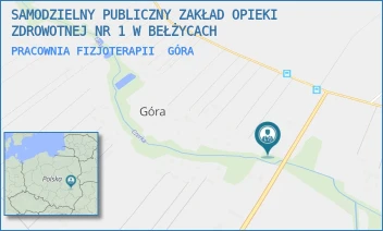 PRACOWNIA FIZJOTERAPII - SAMODZIELNY PUBLICZNY ZAKŁAD OPIEKI ZDROWOTNEJ NR 1 W BEŁŻYCACH - 2,  GÓRA