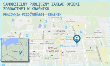 PRACOWNIA FIZJOTERAPII - SAMODZIELNY PUBLICZNY ZAKŁAD OPIEKI ZDROWOTNEJ W KRAŚNIKU - ALEJA NIEPODLEGŁOŚCI 25,  KRAŚNIK