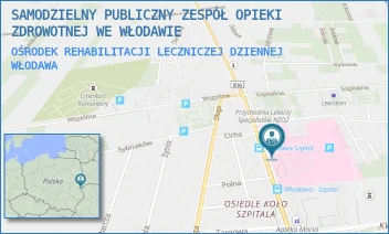 OŚRODEK REHABILITACJI LECZNICZEJ DZIENNEJ - SAMODZIELNY PUBLICZNY ZESPÓŁ OPIEKI ZDROWOTNEJ WE WŁODAWIE - AL. JÓZEFA PIŁSUDSKIEGO 64,  WŁODAWA