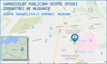 ZESPÓŁ REHABILITACJI DOMOWEJ - SAMODZIELNY PUBLICZNY ZESPÓŁ OPIEKI ZDROWOTNEJ WE WŁODAWIE - AL. JÓZEFA PIŁSUDSKIEGO 64,  WŁODAWA