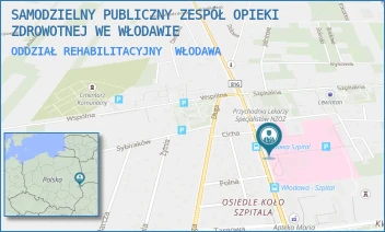 ODDZIAŁ REHABILITACYJNY - SAMODZIELNY PUBLICZNY ZESPÓŁ OPIEKI ZDROWOTNEJ WE WŁODAWIE - AL. JÓZEFA PIŁSUDSKIEGO 64,  WŁODAWA