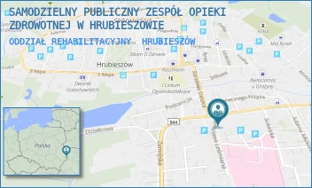 ODDZIAŁ REHABILITACYJNY - SAMODZIELNY PUBLICZNY ZESPÓŁ OPIEKI ZDROWOTNEJ W HRUBIESZOWIE - JÓZEFA PIŁSUDSKIEGO 11,  HRUBIESZÓW